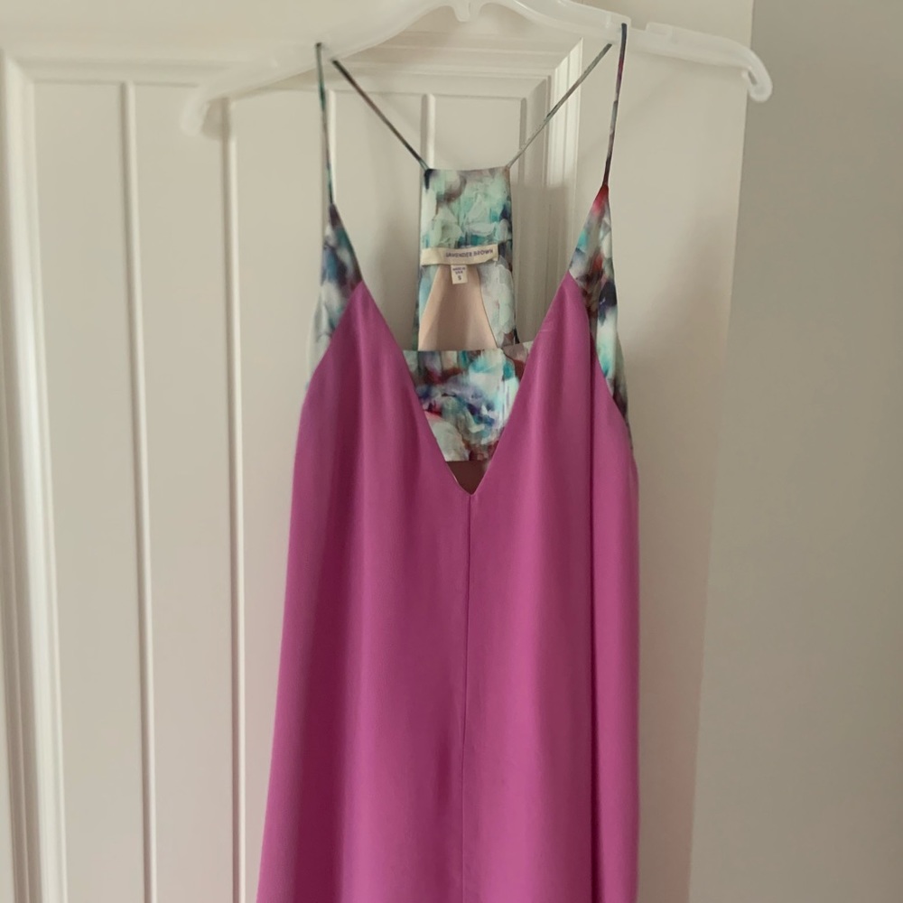 Lavender Brown Cocktail Dress